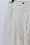 Aviva Jifei Xue cocoon wide-leg pants SS23-CWLP2-AWHT ancient white